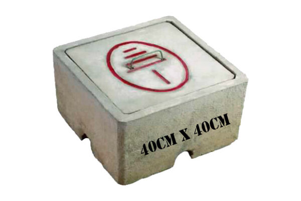 Caja de registro de concreto